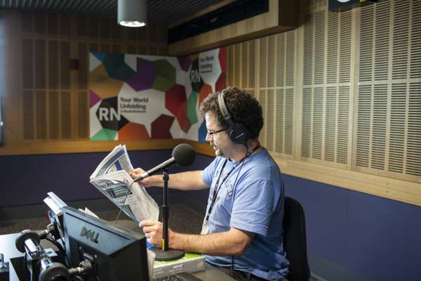 James Carleton, ABC Radio National reporter, talks listeners through the morning papers