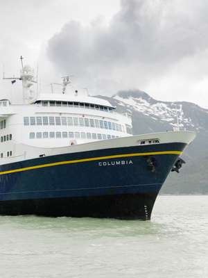 M/V Columbia arrives in Skagway
