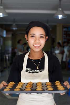 Fresh from the oven at Yangon Bakehouse