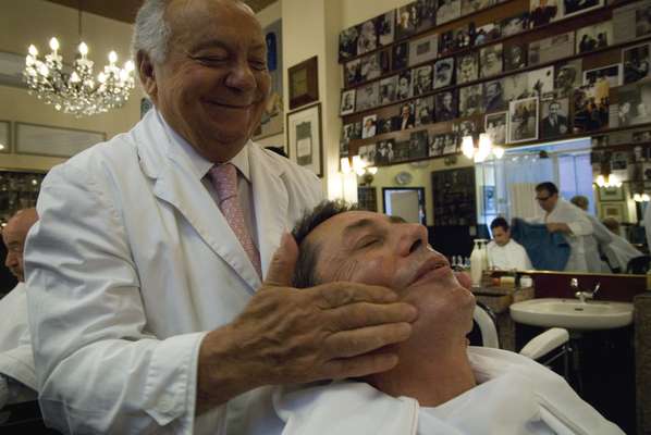 No. 37: Milan barber Franco Bompieri