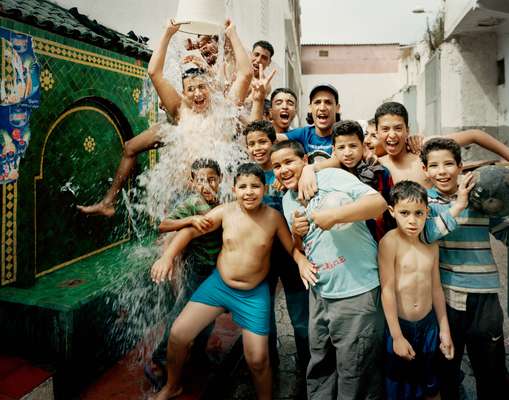 Children playing in the Old Medina