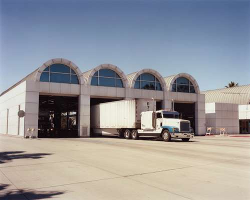 Goods are transported across the border on a daily basis