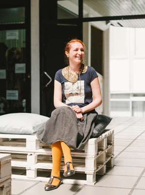 Fashion designer Aleksandra Lalic in Belgrade’s Choomich Design District