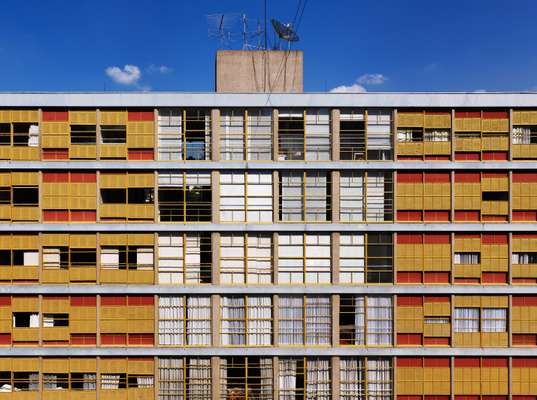 Colourful façade