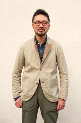 Baracuta - Designer Kenichi Kusano in his studio