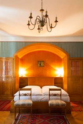 One of the Stifterhof’s many guest rooms