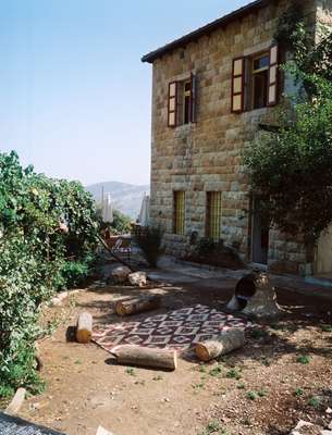 Traditional outdoor clay oven