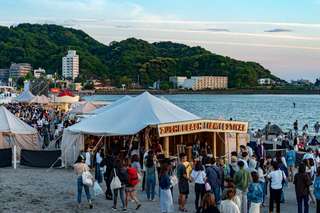 Screenings on the beach during Zushi’s annual film festival