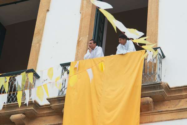 Altar boys in Paraty