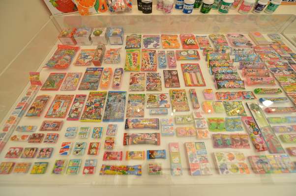 Japanese chewing gum display 