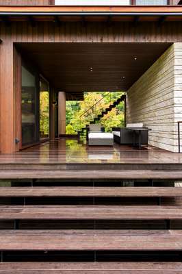 Private outdoor lounge