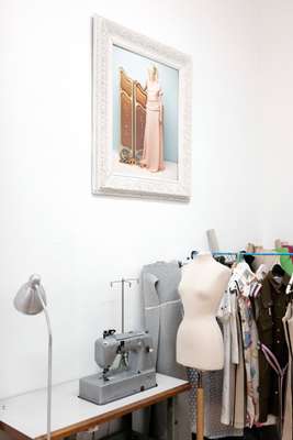 The designer Dóri Tomcsanyi's atelier