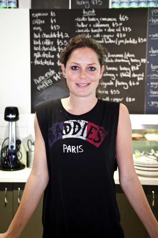 Owner of Four Birds Cafe, Louisa Ainsworth