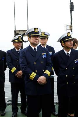 JCG officers on board Yashima