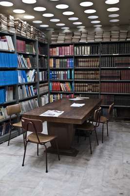 Library inside Radio Mozambique  