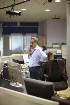 News anchor Mohamed Krichen, Al Jazeera Arabic