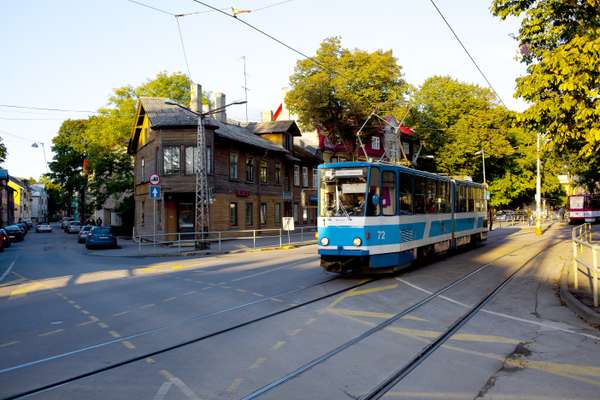Kalamaja's tram network