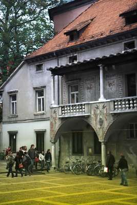 The Križanke, a former 18th-century monastery and now cultural centre