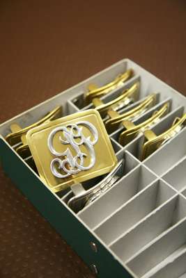 Brass belt buckles