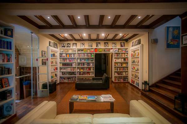 La Madriguera del Conejo bookshop in The Book Hotel lobby