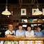 Voila café owner, Tatsuya Inoue (second from left) and his staff