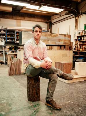 Wood-furniture designer Jeff Martin