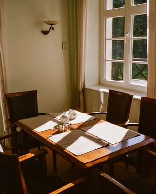 Dining area inside the Fireplace Room