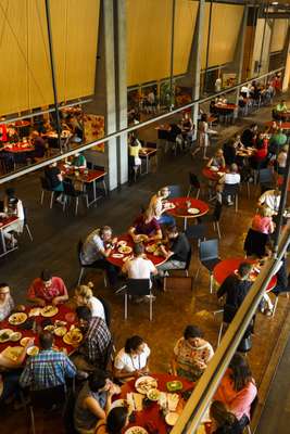 Café on the ground floor 