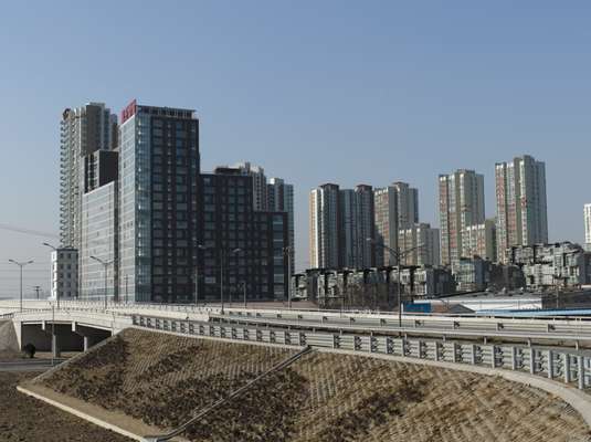 Apartment blocks in suburban Beijing 
