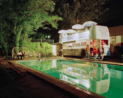  Pratersauna pool at night 