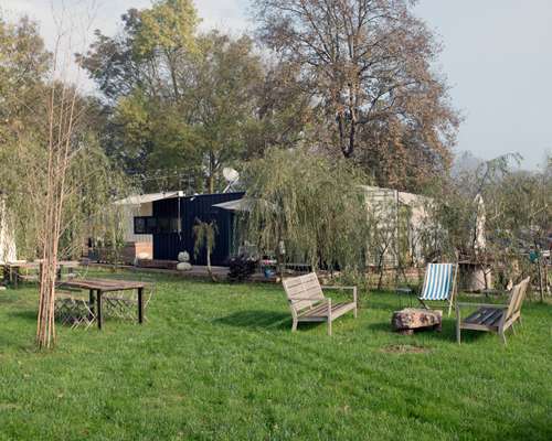 Space to relax away from the fields