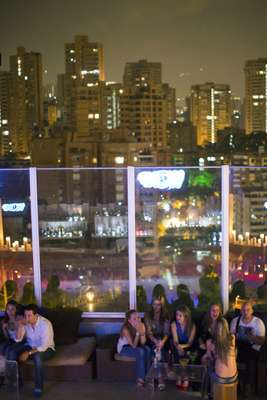 Envy, a disco bar on a hotel rooftop with a view of El Poblado