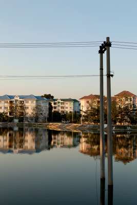 An apartment complex in Lal Way district in Naypyidaw