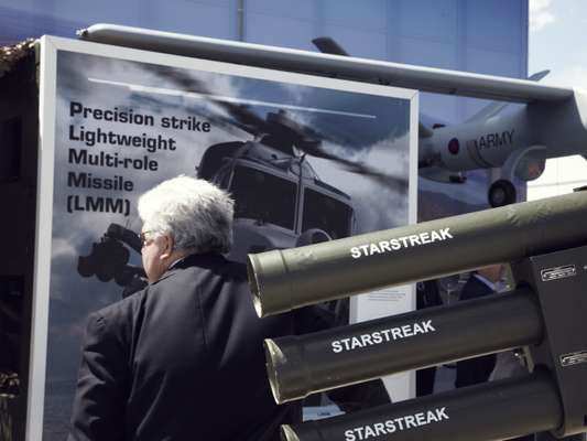 Range of Thales missile weapons on display