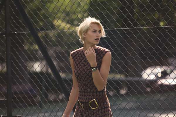 dress by Fred Perry, racquet by Prince, ball by Wilson