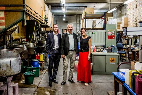 The Pfirters: Bruno, Audrey and their father Thierry