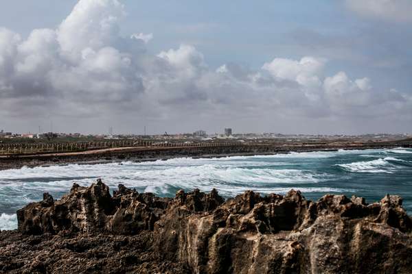 View of the airport perimeter