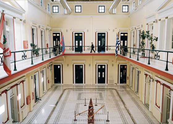 HQ of Piraeus naval academy interior