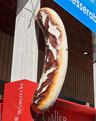 No visit is complete without a (very large) Bratwurst