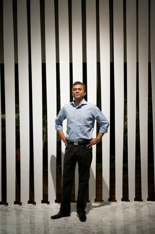 Rahul Saraf, developer of the Atmosphere building