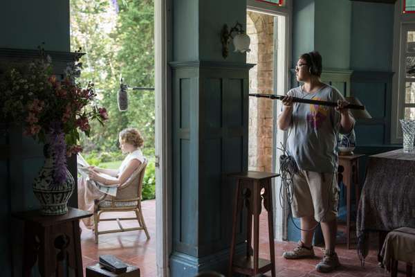 Boom operator on the set of ‘Indian Summers’
