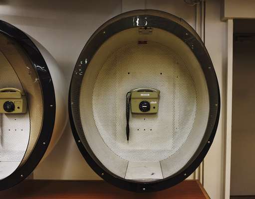 Old-school telephones on the ground floor
