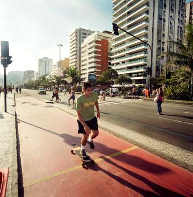 Skater on Ipanema