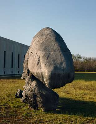 Sculpture by Javier Marín at Plantel Matilde in Sac Chich