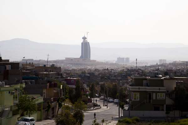 Sulaymaniyah Tower dominates the skyline