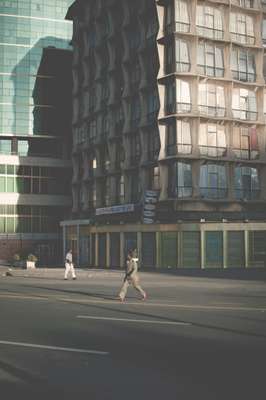 1950s-era tower block in downtown Addis