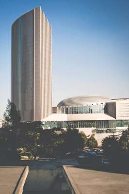 The 24-storey tower block of the AUCC will house administrative staff and commissioners