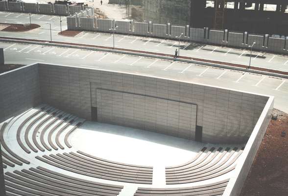 Outdoor ampitheatre, a symbol of transparency
