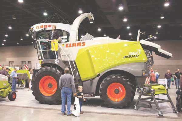 The Claas 950 Forage Harvester