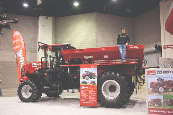 Truck at the Miller stand